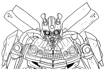 Bumblebee coloring pages