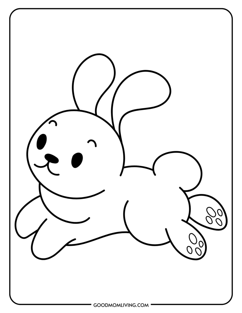 Bunny coloring pages rabbit coloring pages for kids