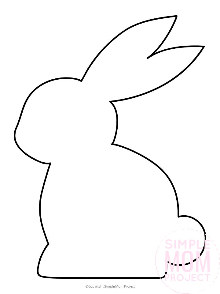 Free printable bunny rabbit templates easter bunny template easter bunny crafts easter printables free