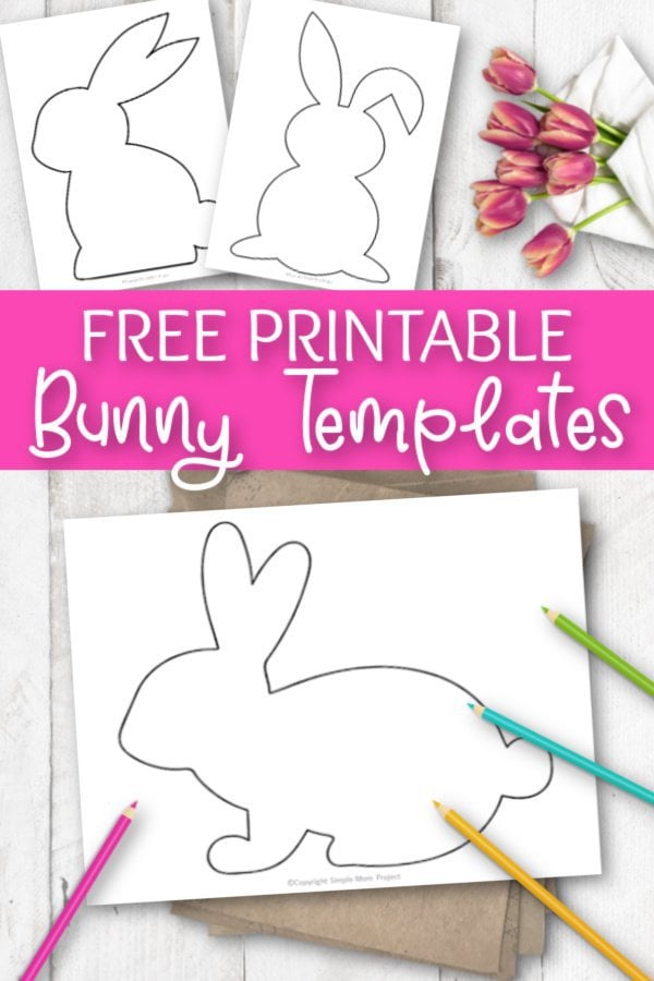 Free printable bunny rabbit templates â simple mom project