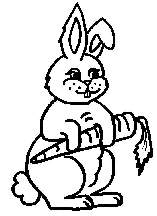 Bunny coloring pages