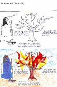 Crafts for moses and the burning bush