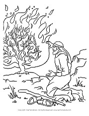 Moses and the burning bush childrens sermons from