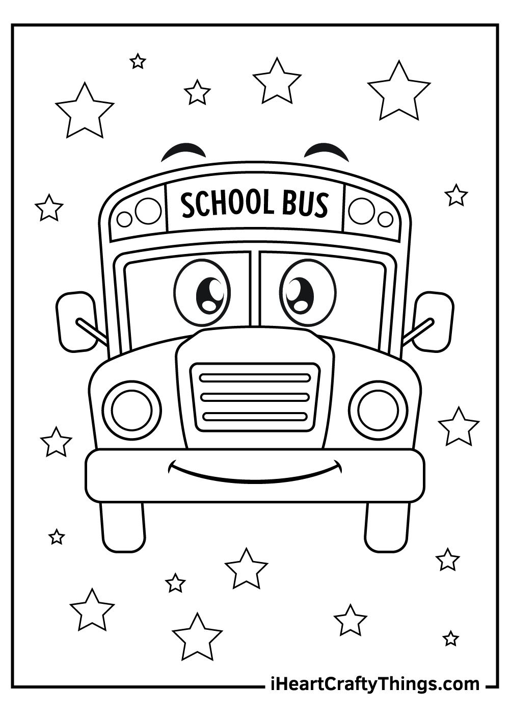 School bus coloring pages updated