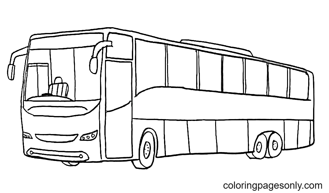 School bus coloring pages printable for free download