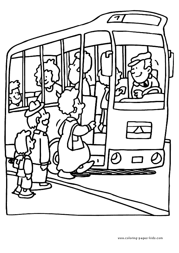 Bus color pages