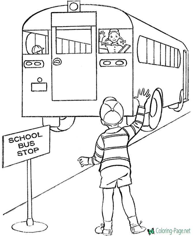 School coloring pages