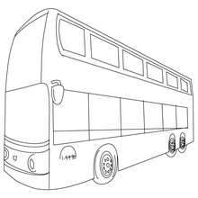 Bus coloring pages