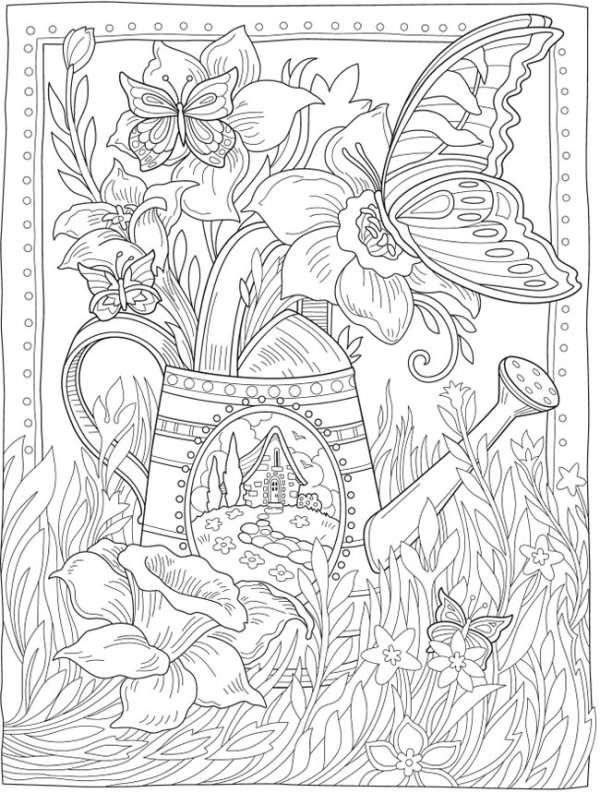 Free butterfly coloring pages â