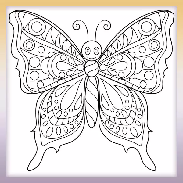 Butterfly mandala â