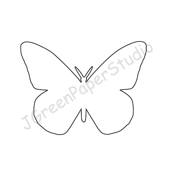 Printable butterfly template