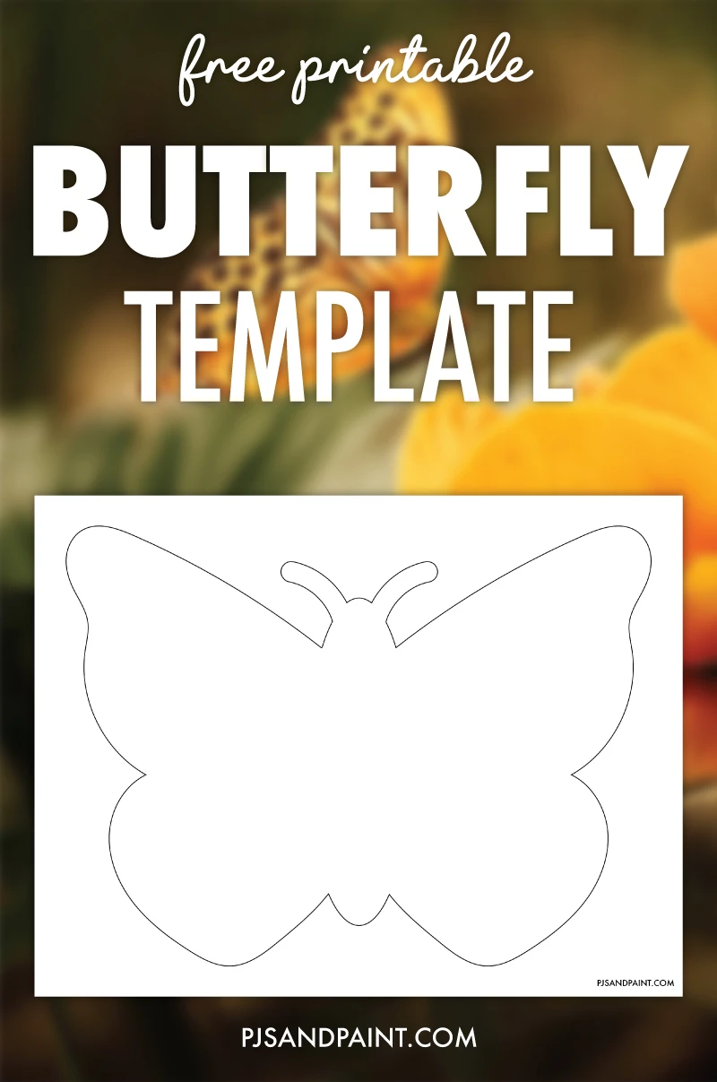 Free printable butterfly template