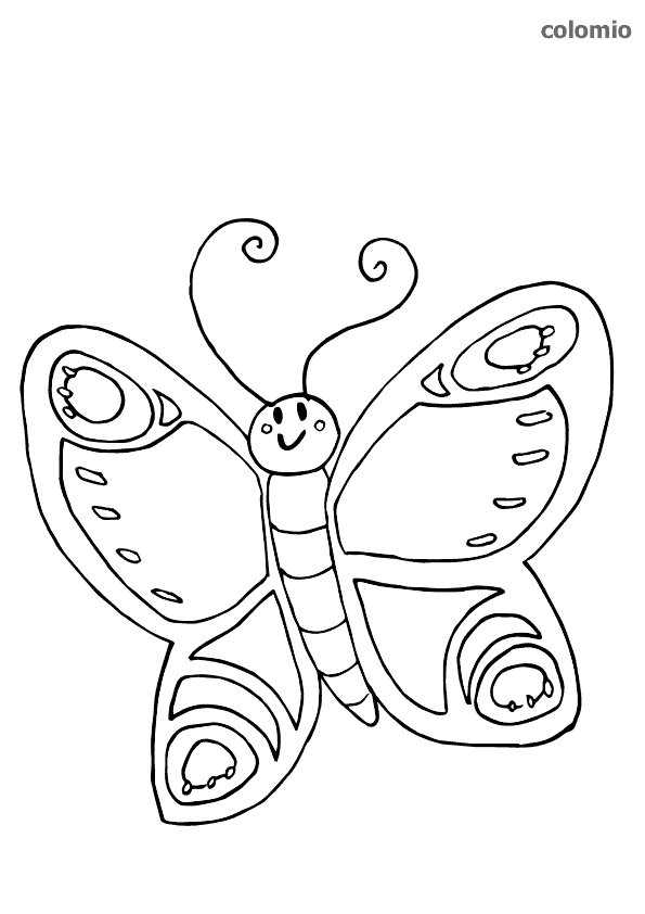 Butterflies coloring pages free printable butterfly coloring sheets