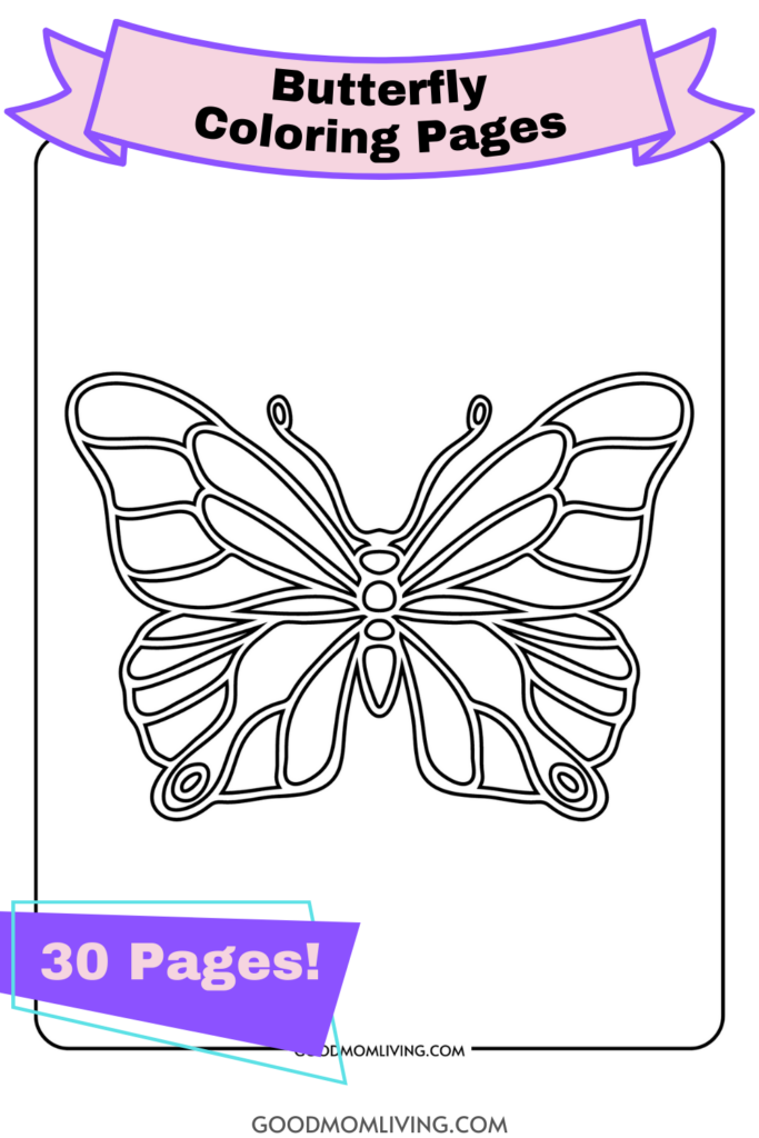 Printable butterfly outline templates free images