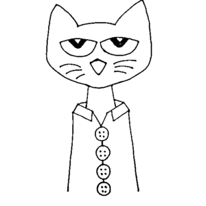 Pete the cat coloring pages printable for free download