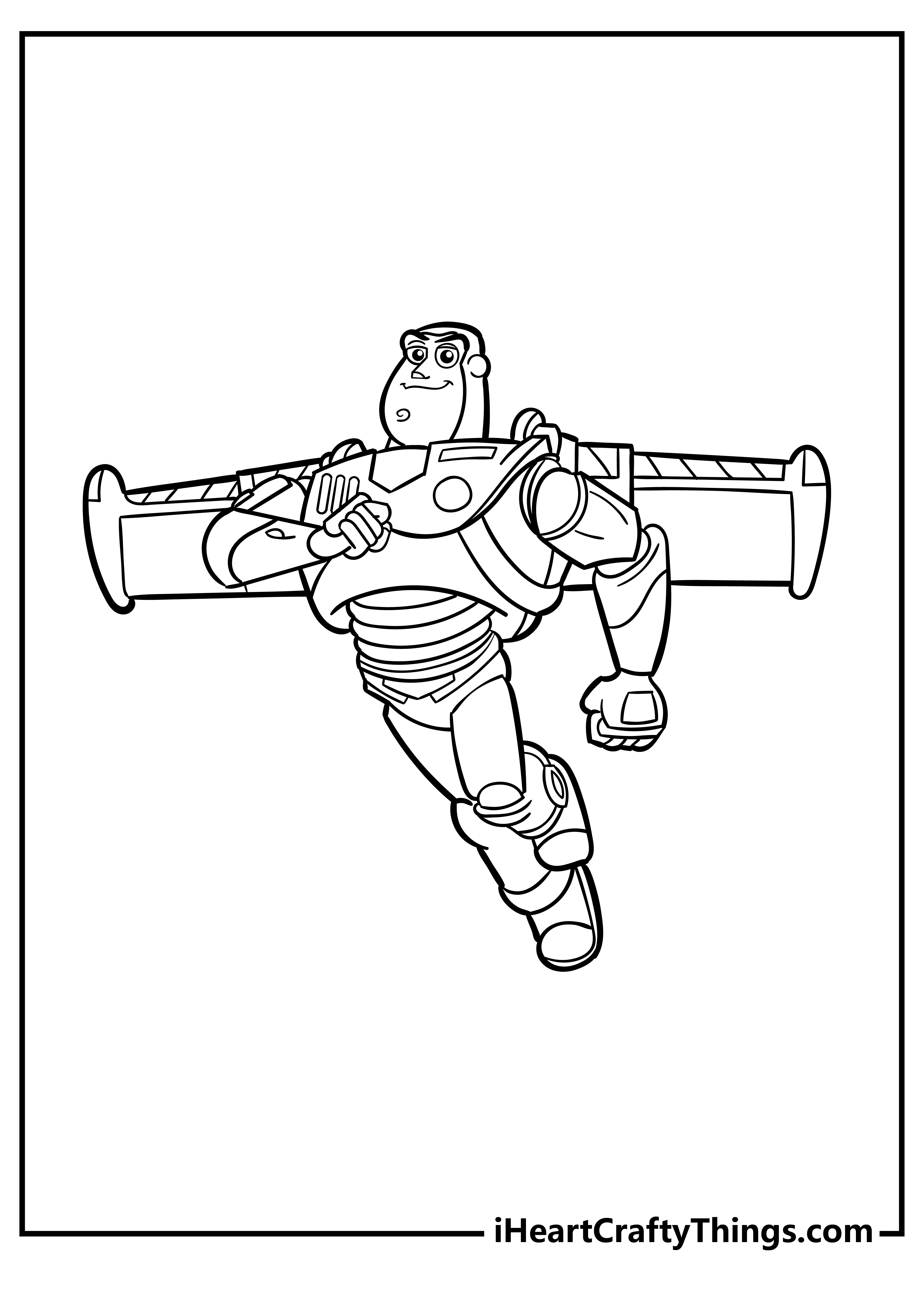 Buzz lightyear coloring pages free printables