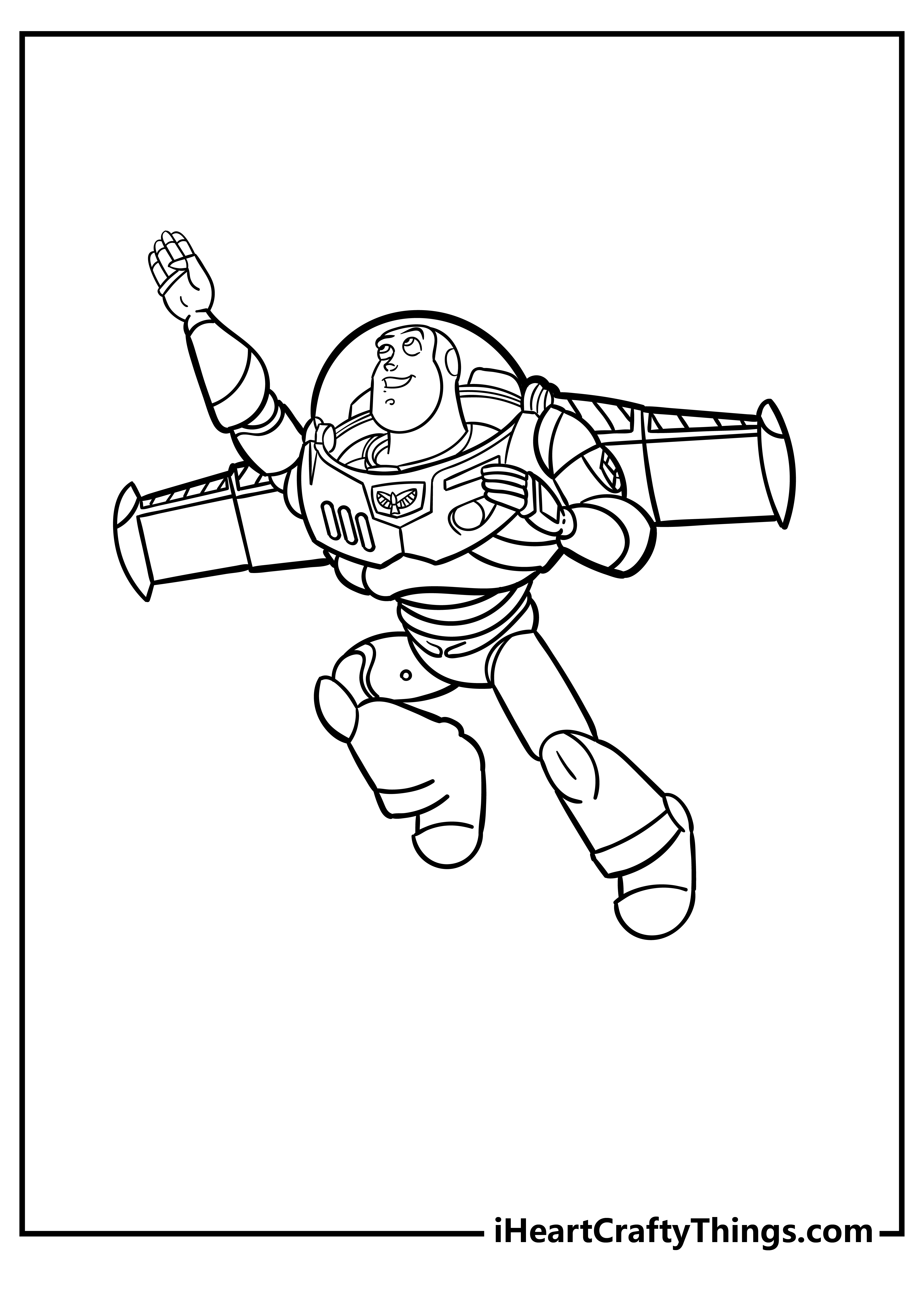 Buzz lightyear coloring pages free printables