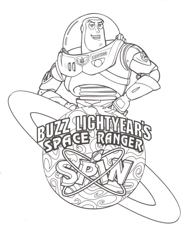 Disney coloring pages buzz lightyear coloring page