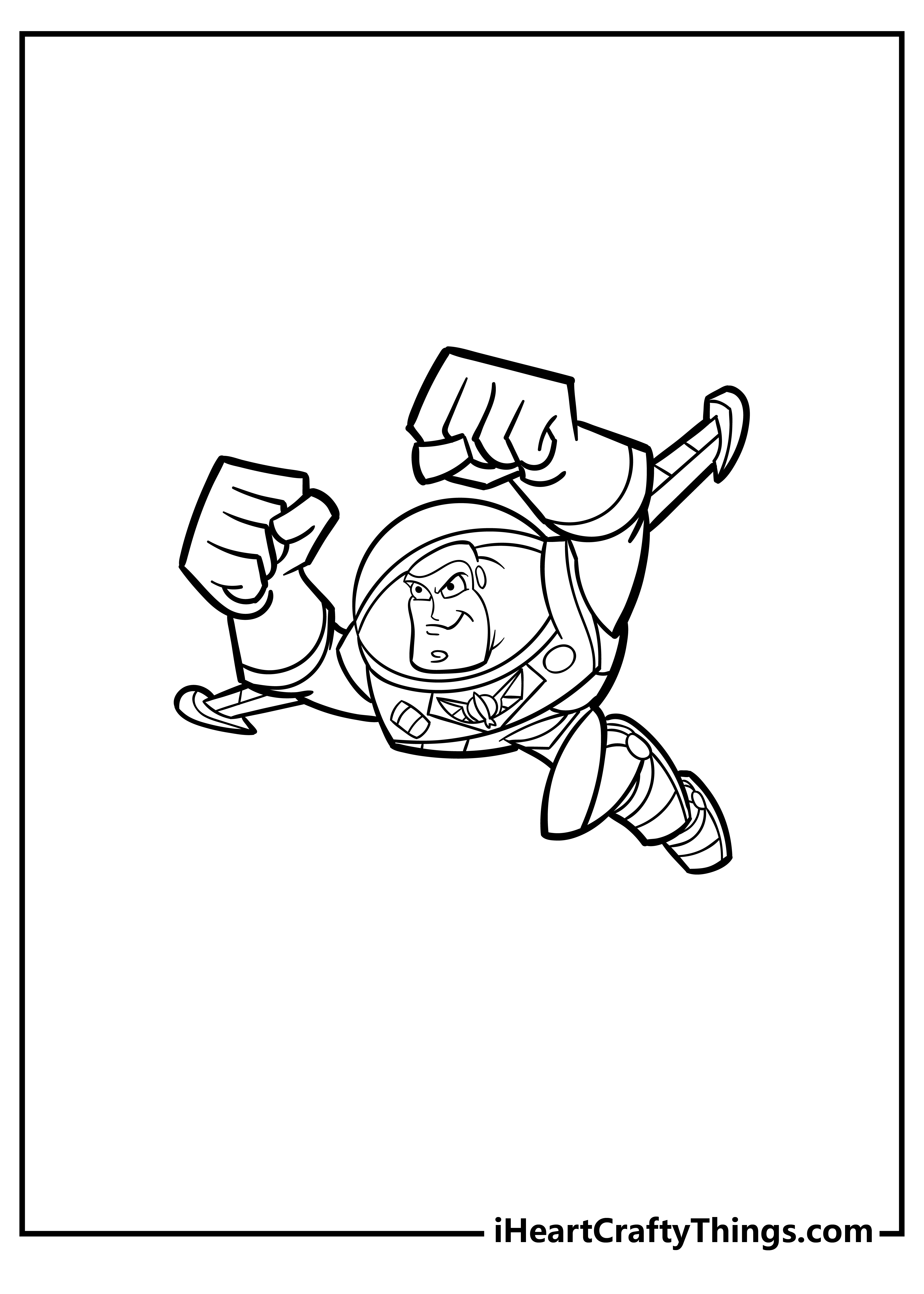 Buzz lightyear coloring pages free printables