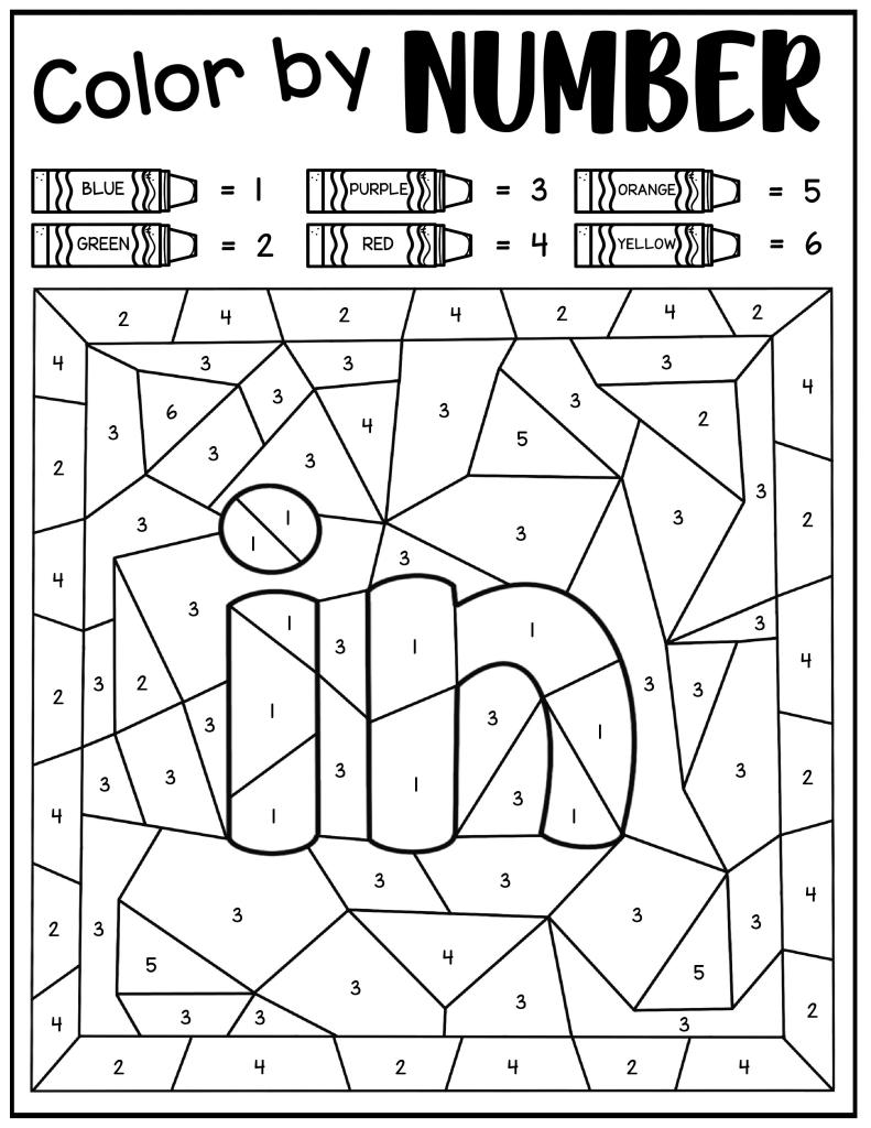 Sight words lor by number free printable loring pages