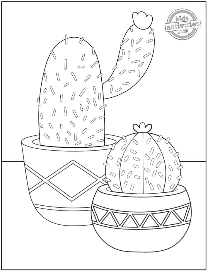 Printable flower coloring pages for kids