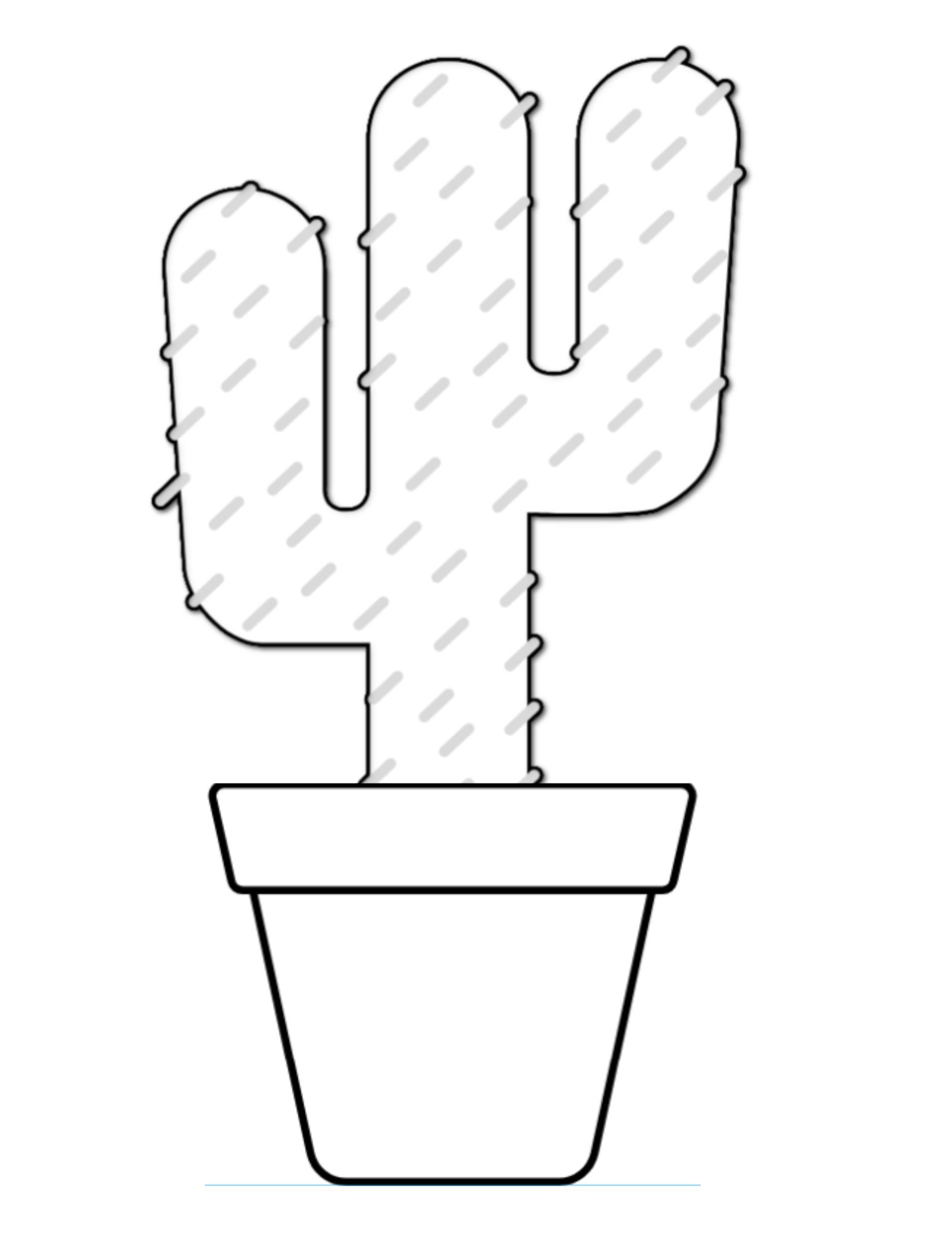 Cactus craft for kids