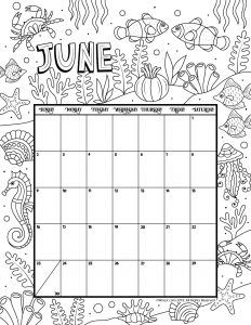 Printable coloring calendar for and woo jr kids activities childrens publishing coloring calendar calendar printables calendar pages