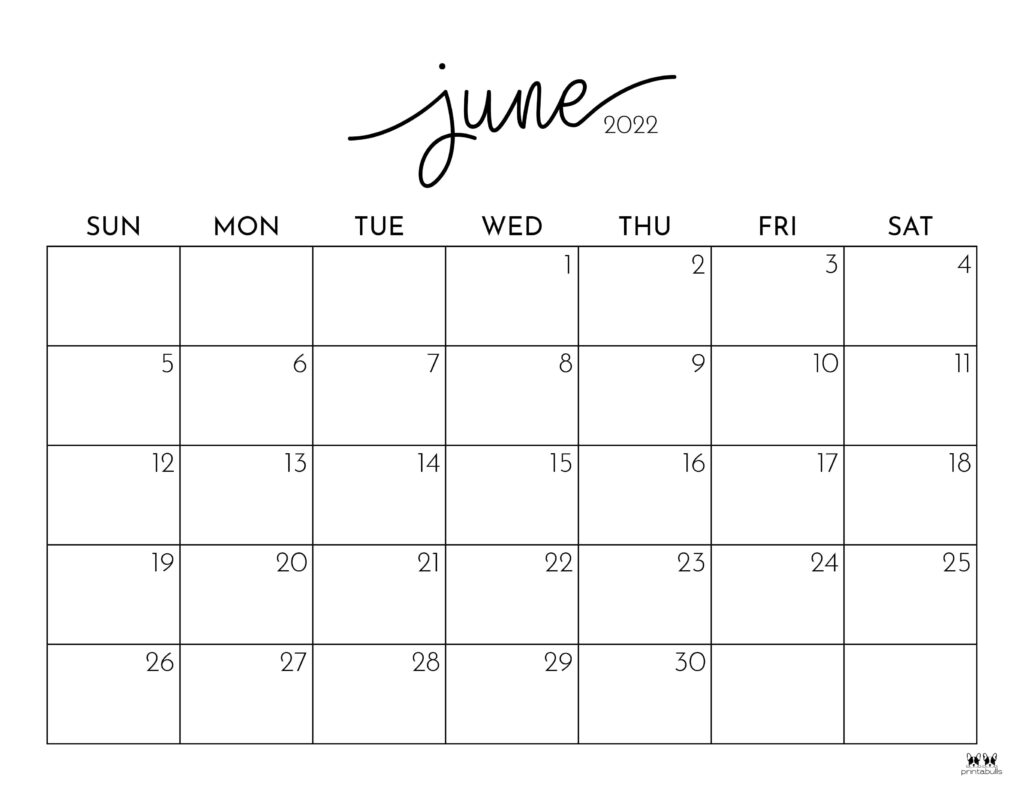 June calendars