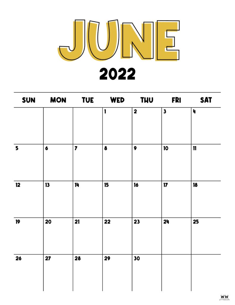 June calendars