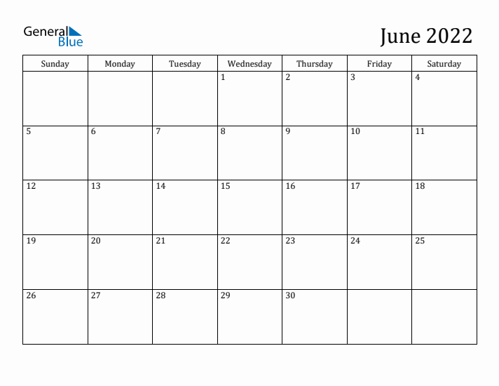 June monthly calendar pdf word excel