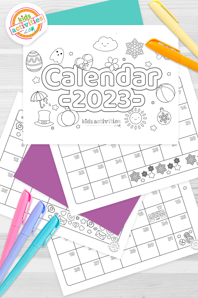 Printable calendar for kids kids activities blog