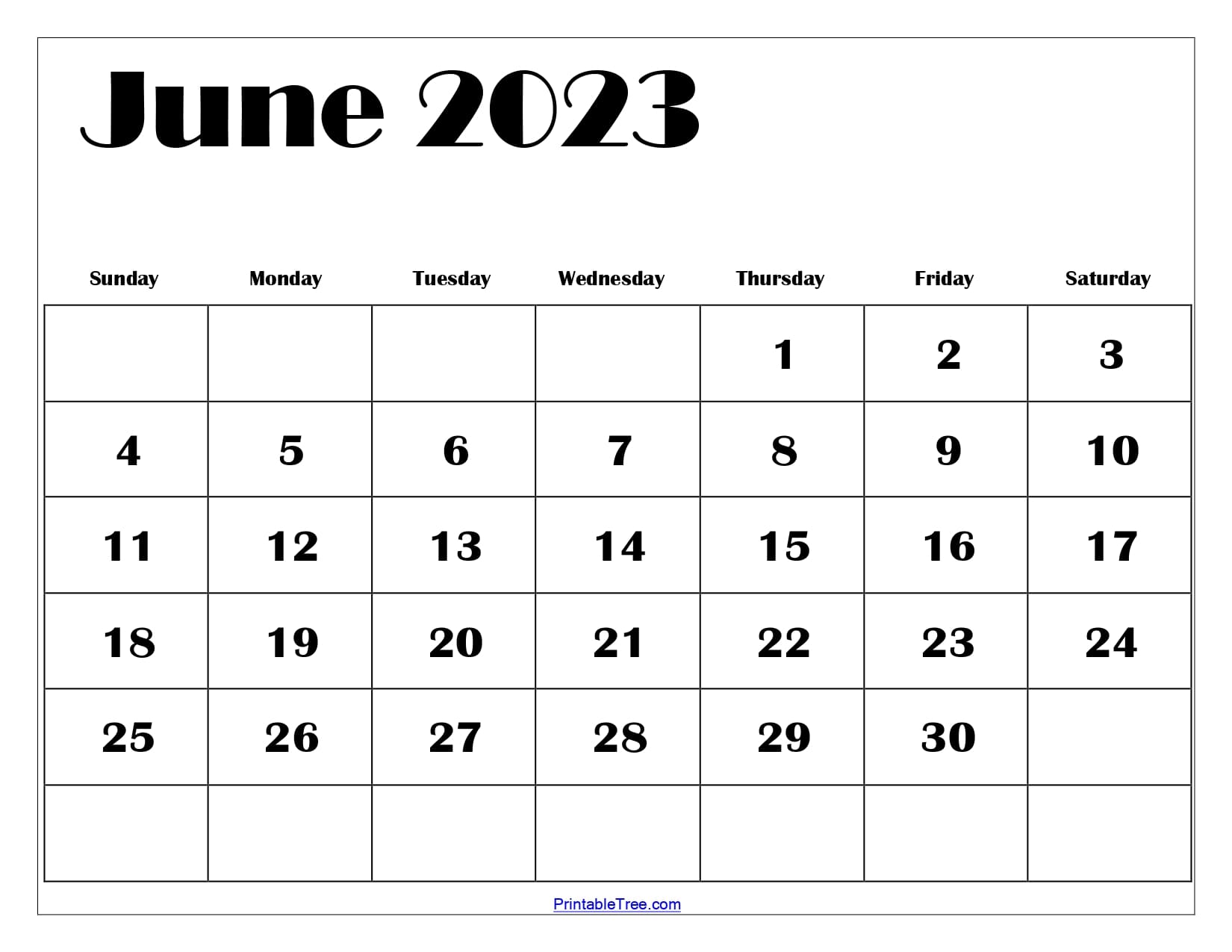 Free june calendar printable pdf with holiday templates