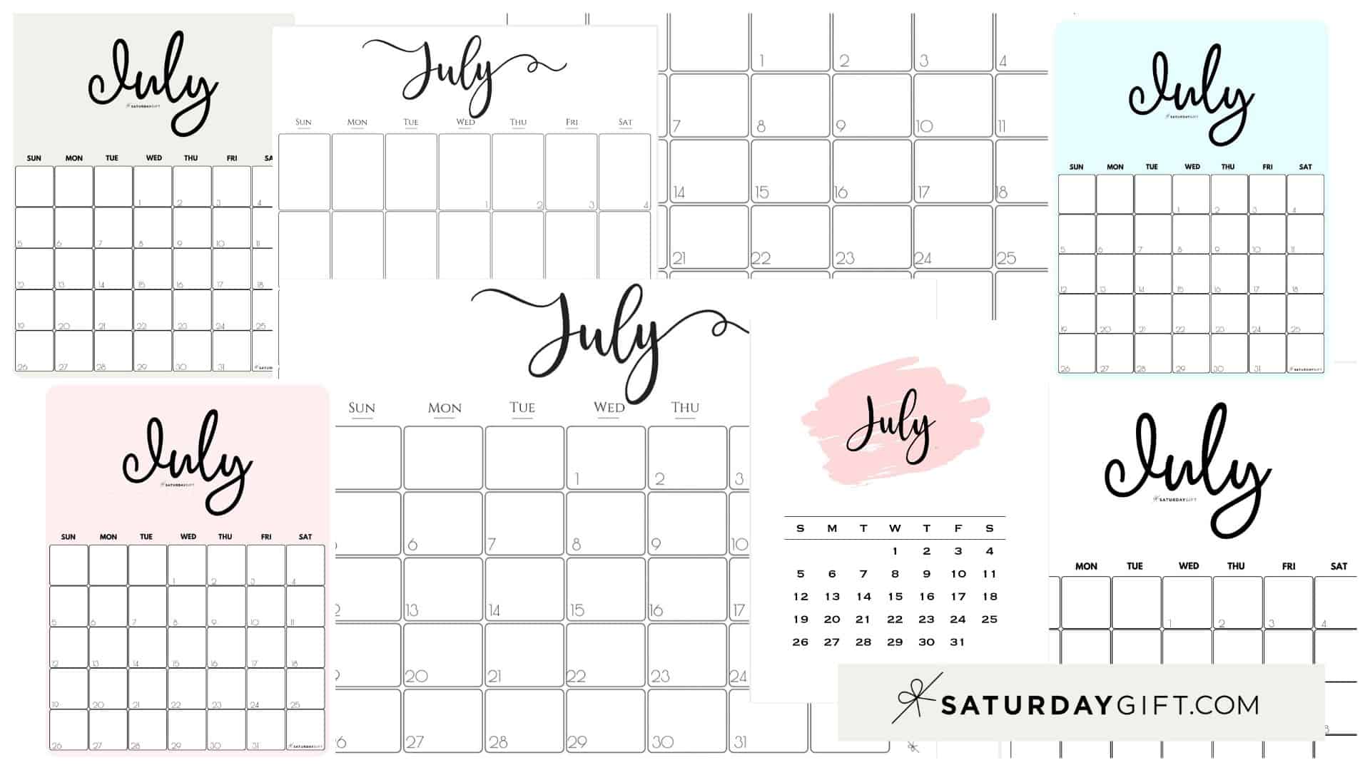 July calendar