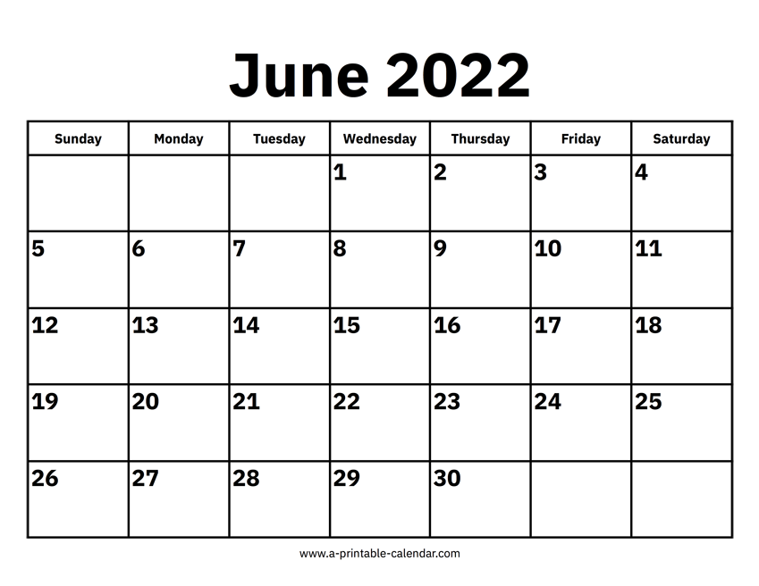 June calendars â printable calendar