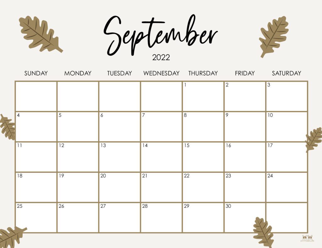 September calendars