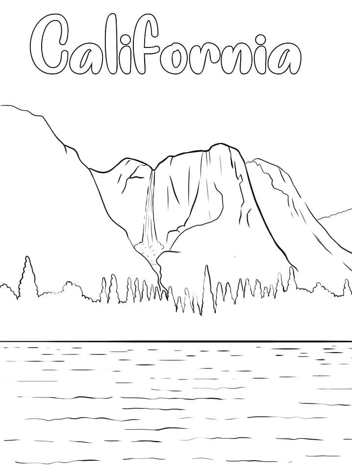 California coloring pages printable for free download