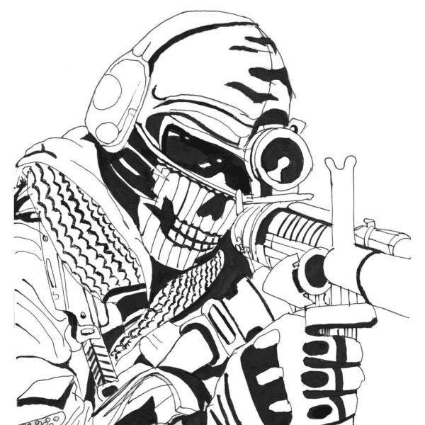 Call of duty coloring pages printable for free download