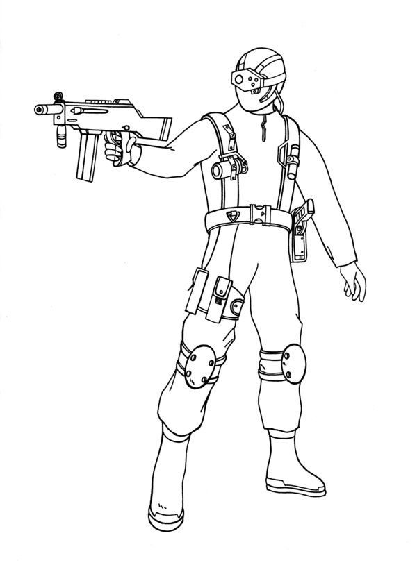 Call of duty coloring pages