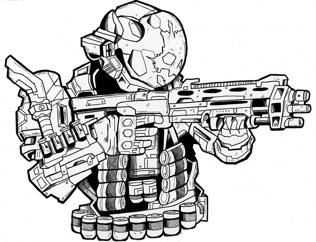 Call of duty coloring pages images free printable