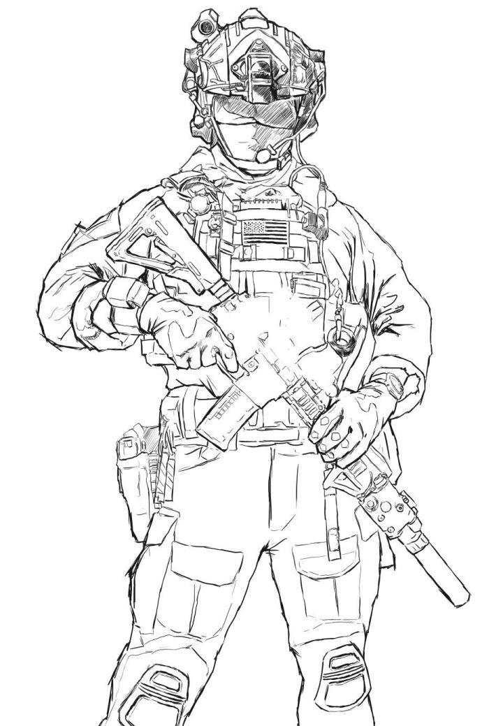 Free call of duty coloring pages for kids and adults