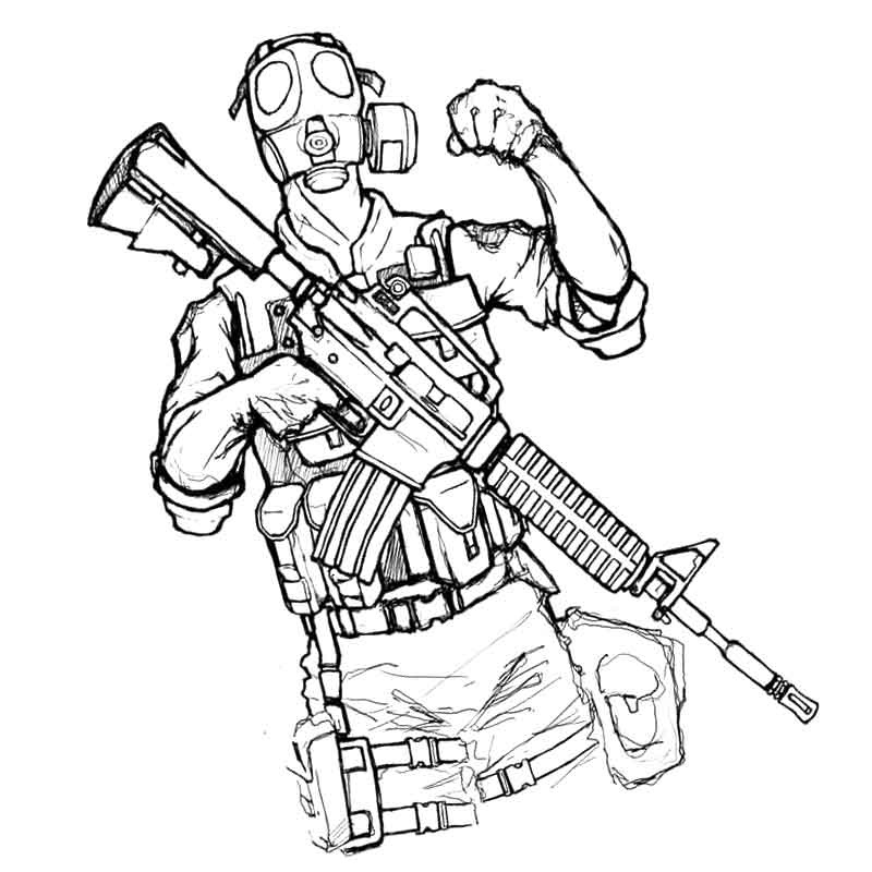 Call of duty coloring pages images free printable