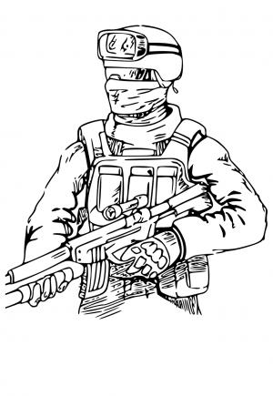 Free printable call of duty coloring pages for adults and kids