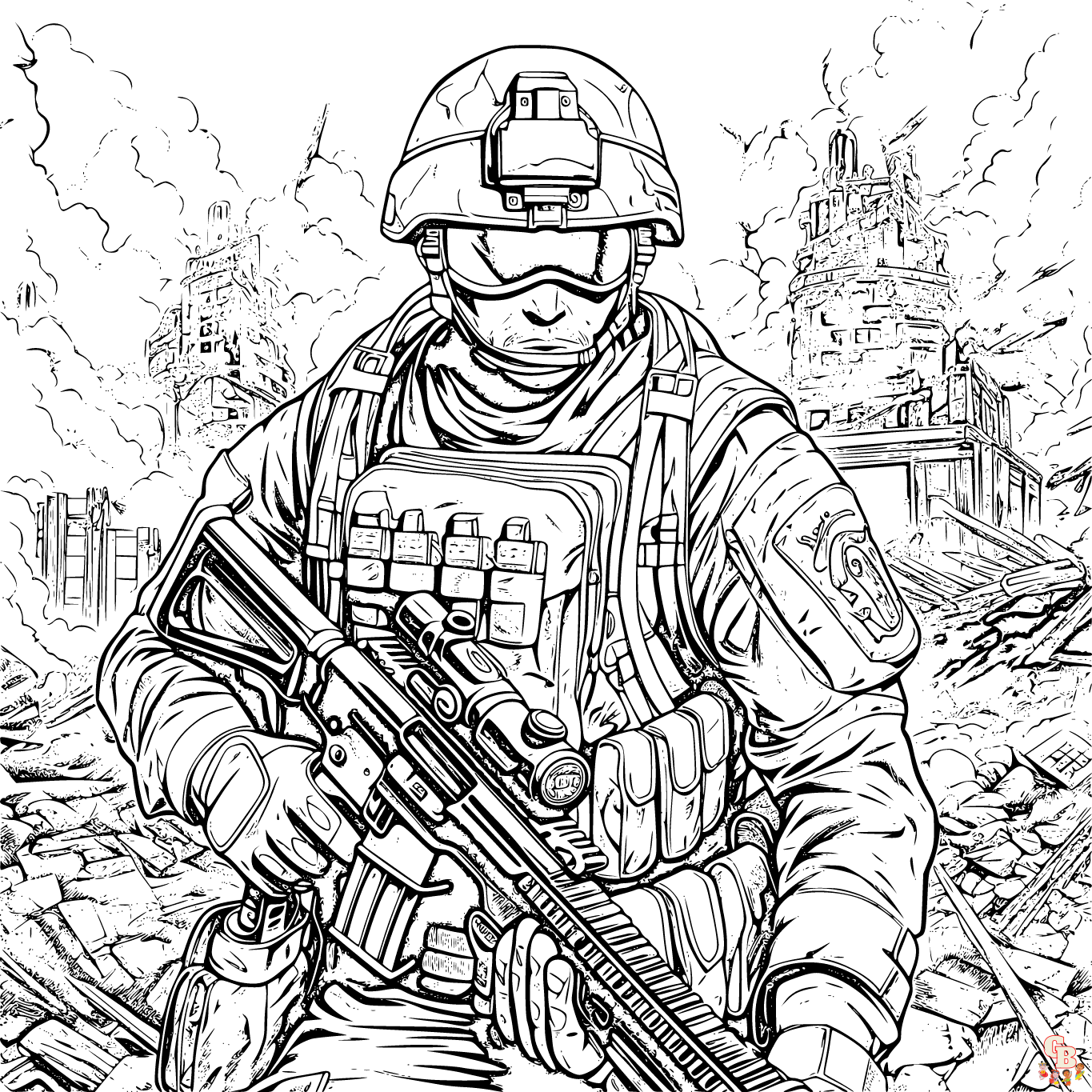 Printable war coloring pages free for kids and adults