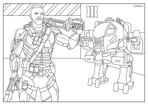 Free printable call of duty coloring pages for kids