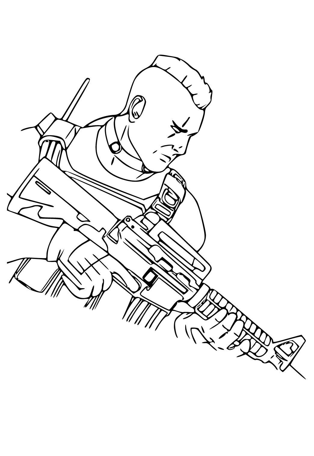 Free printable call of duty soldier coloring page sheet and picture for adults and kids girls and boys