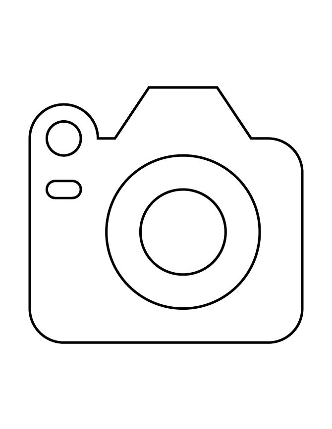 Camera with flash stencil coloring pages cool coloring pages coloring pages to print