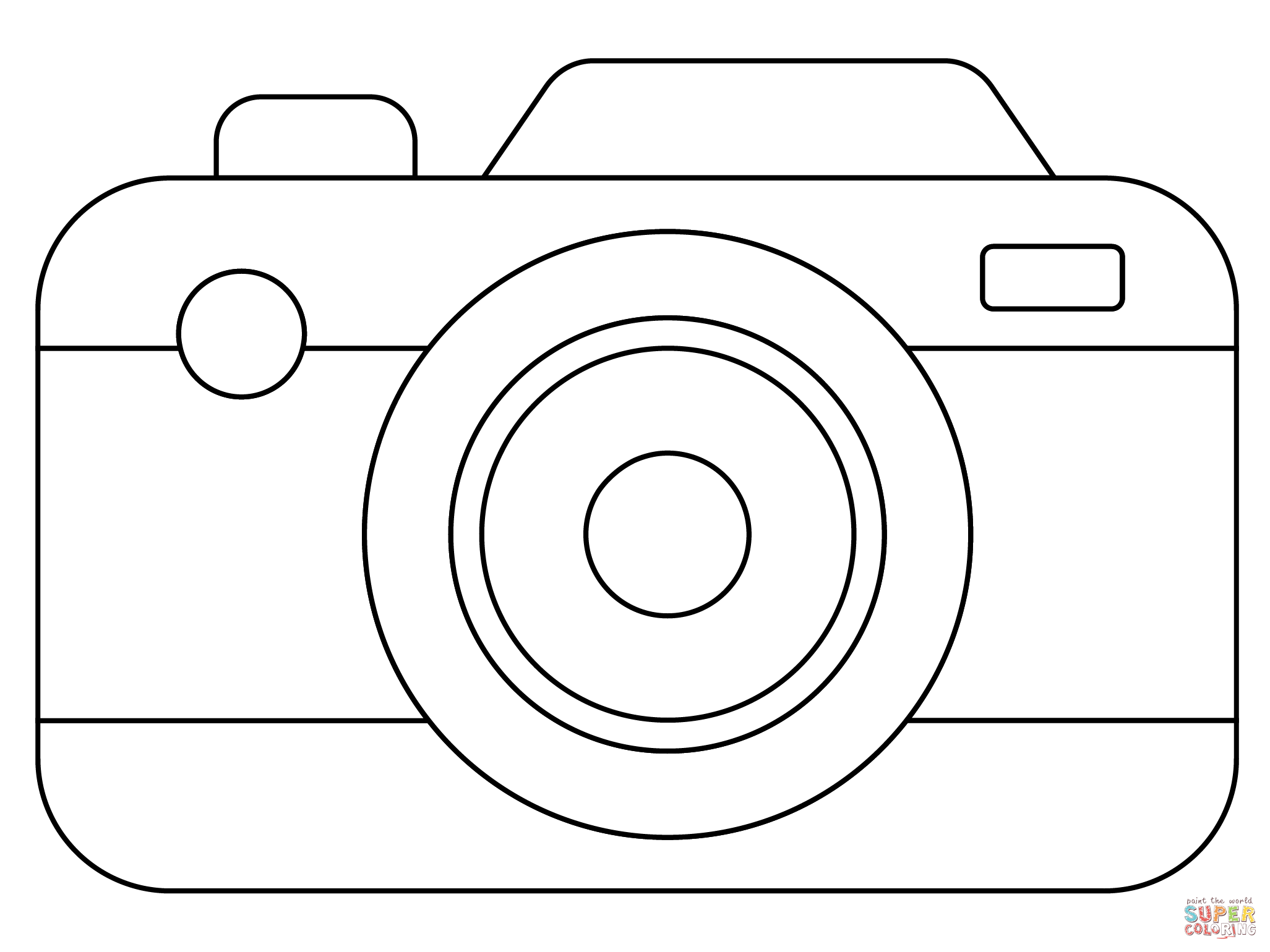 Film camera coloring page free printable coloring pages