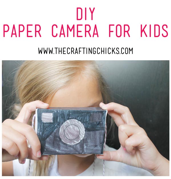 Diy paper camera for kids