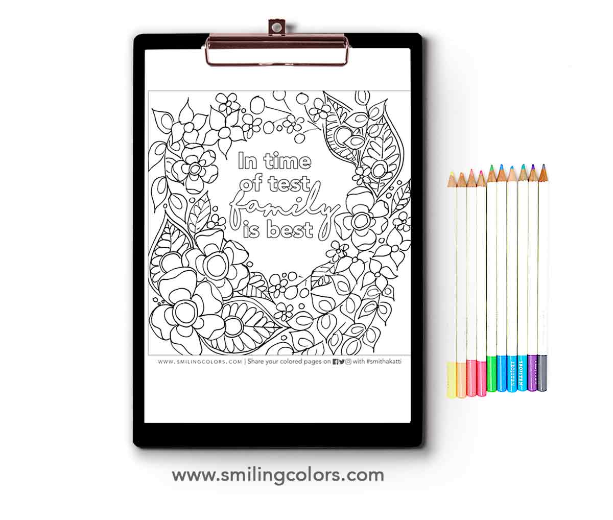 Inspirational coloring page free printable downloads