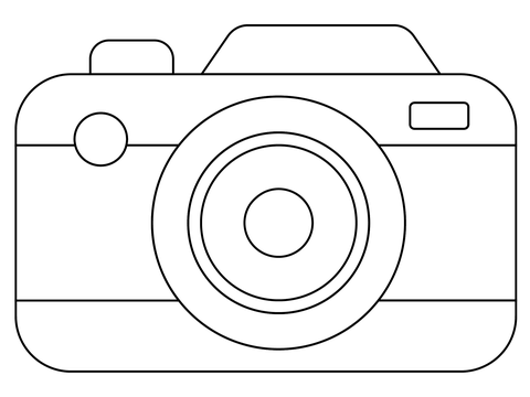 Film camera coloring page free printable coloring pages